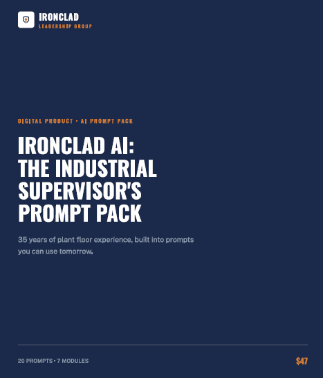 Ironclad AI: The Industrial Supervisor's Prompt Pack cover